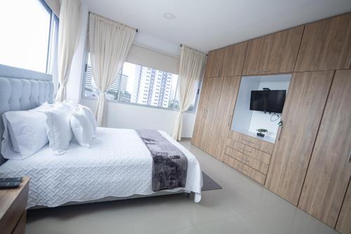 Penthouse con balcon y vista al mar cerca del Centro Historico in San Pedro