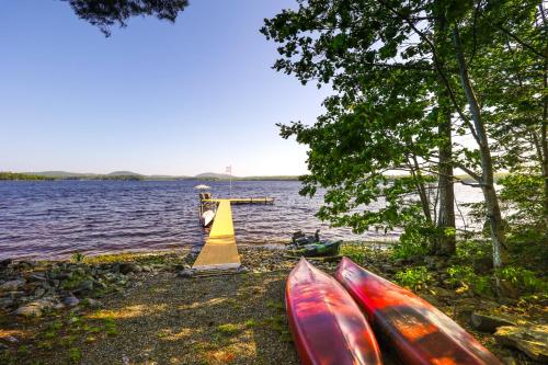 Waterfront Maine Vacation Rental w/ Private Dock in Holden (ME)
