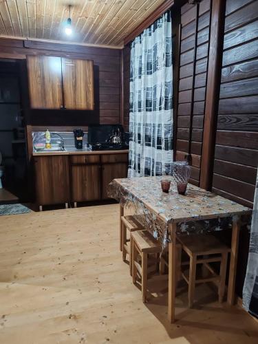 virtuve, Akhaltchala cottages in Tsageri