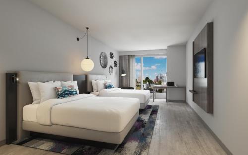 2 king beds, 1 sofa bed