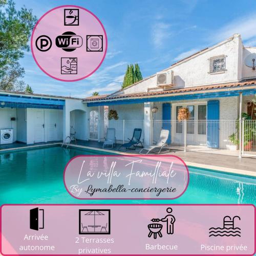 La Villa Familiale calme piscine-barbecue à Tarascon - Location, gîte - Tarascon