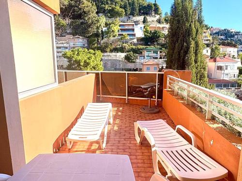 Studio 6 pers. avec Wi-Fi et balcon vue mer - FR-1-827-53 - Location saisonnière - Roquebrune-Cap-Martin