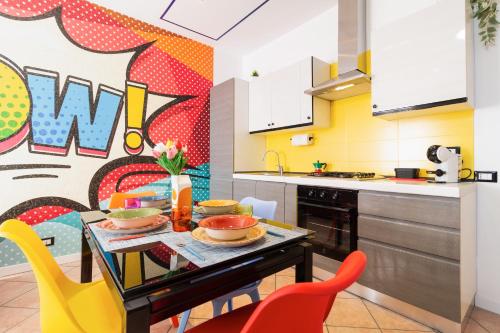 設施, Black & White or Pop Art - Design Apartments with Parking & WiFi in 薩龍諾