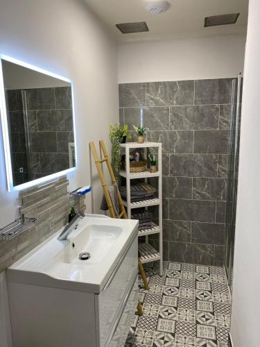 Maison T4 dans ancien corps de ferme avec lac in 戈迪