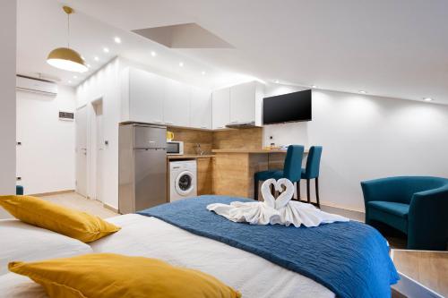 公共休息室/电视室, Apartments Pomerio Rijeka East in 里耶卡