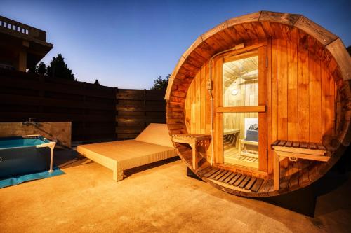 Sauna, ADAN RESORT 和~Nagomi~ in Ginoza