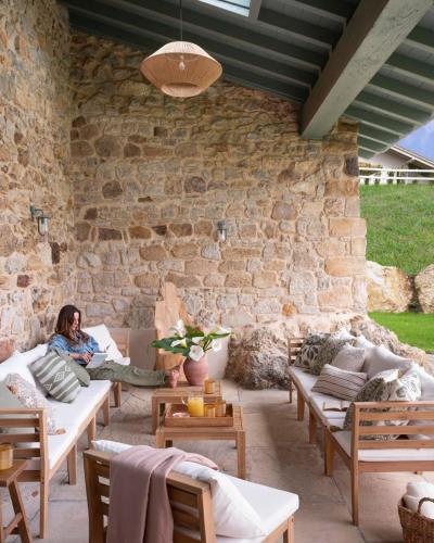 Dārzs, Wishome-Casa centenaria con piscina privada y jardín para disfrutar de un verano más fresco (Wishome-Casa centenaria con piscina privada y jardin para disfrutar de un verano mas fresco) in Valdaliga