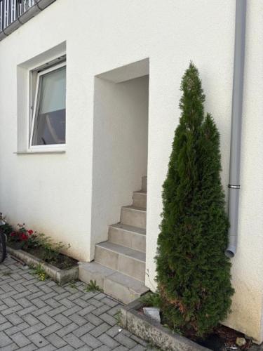 Viesnīcas āriene, modernes Monteurzimmer mit zwei Einzelbetten in Laudenbach (Rhein-Neckar)