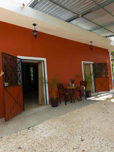 A szálláshely kívülről, Villa Carulio in Bacalar