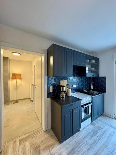 кухня, modernes Apartment 1 für Monteure mit Parkplatz in Lampertheim (modernes Apartment 1 fur Monteure mit Parkplatz in Lampertheim) in Лампертгайм