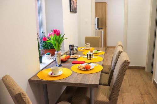 virtuve, Bazaltorgona Apartman in Gyulakeszi