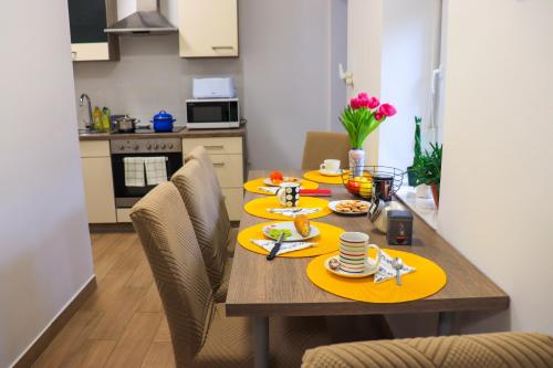 virtuve, Bazaltorgona Apartman in Gyulakeszi