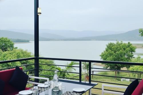 Restaurant, Serene Lotus 4BHK Villa – Pawna Lake in Kolechafesar