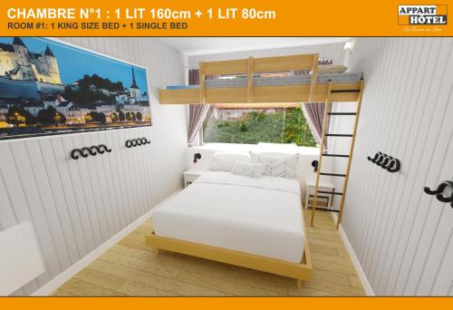 Appartement Les Prés Blondeau in Les Rosiers-sur-Loire