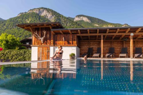 Úszómedence, Landhaus Leopoldhof in St Wolfgang im Salzkammergut