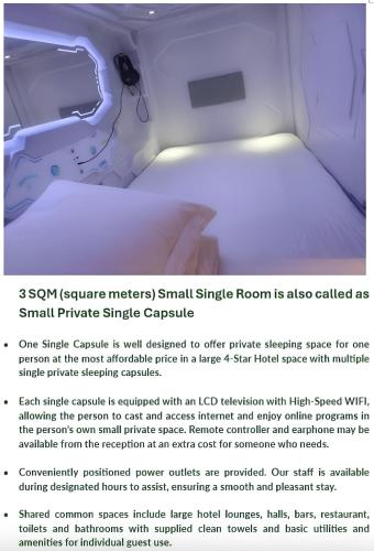 AWA Hotel Small Private Single Capsules-also name as Single Rooms – khách sạn tại Kawaha Point