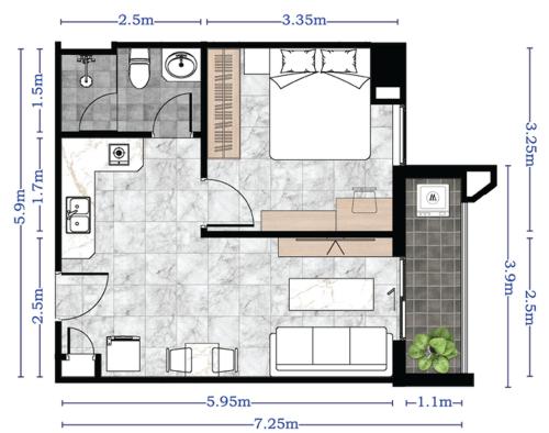 Residence H Se Sok in Stueng Saen