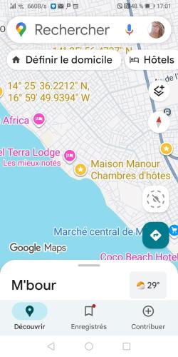 Maison Manour Studio 4 personen in Mbour
