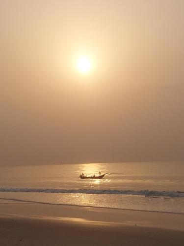 Utsikt, Dizzy Lizzies Beach House Resort in Mallam