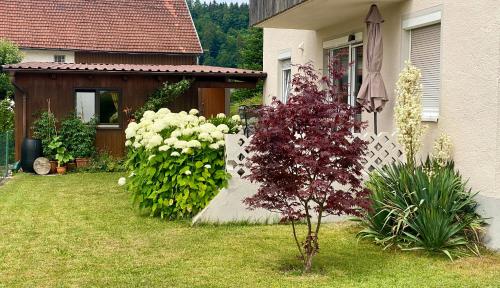花園, Ferienwohnung Schmid Lautrach im Illerwinkel in 勞查赫