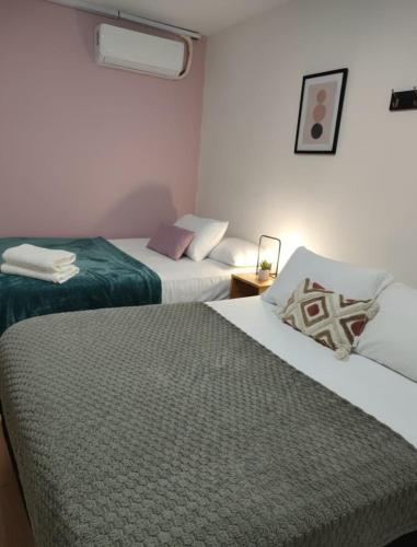 1 double bed