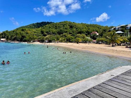 Tertu blue Caribbean house in La Trinite