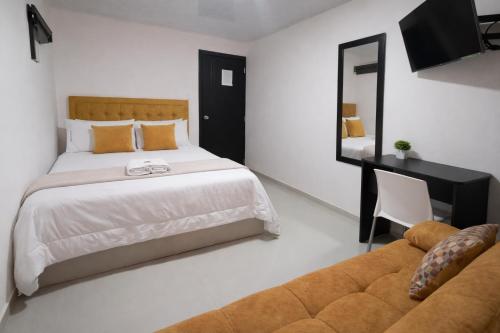1 double bed