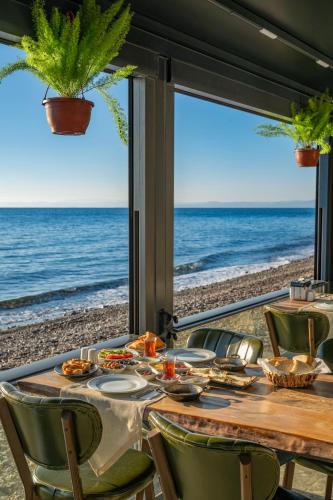 Ēdiens un dzērieni, Kayalar Blue Beach Hotel in Sazlı