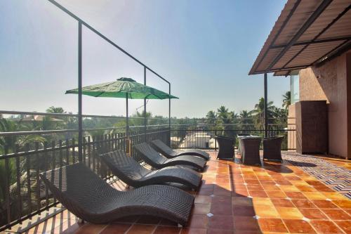 Balcony/terrace, Sea Sapphire in Calangute
