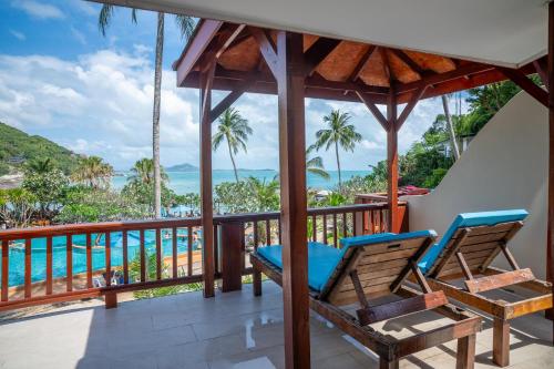 Balcony/terrace, Crystal Bay Yacht Club Beach Resort in Lamai
