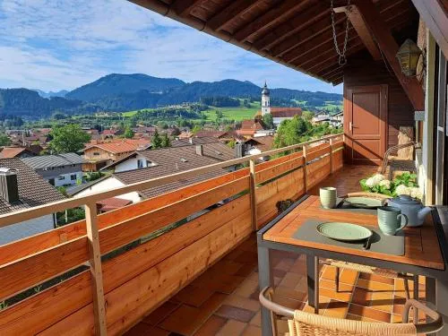 Panoramaweg in Wertach, Deutschland
