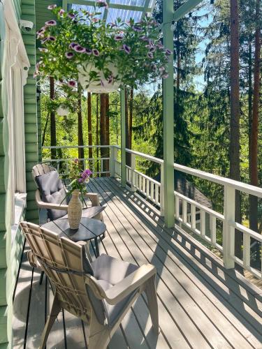Exterior view, Villa Kapyla - Charming Lakeside Cabin with Sauna in Urjala