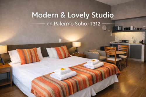 Modern and Lovely Studio en Palermo Soho - T312