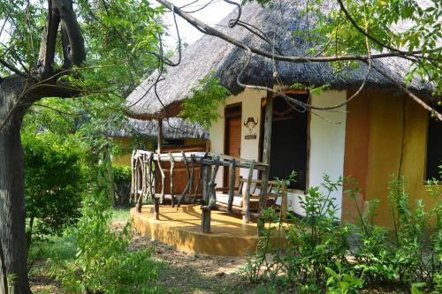 balkon/terasa, Hornbill Bush Lodge in Paraa