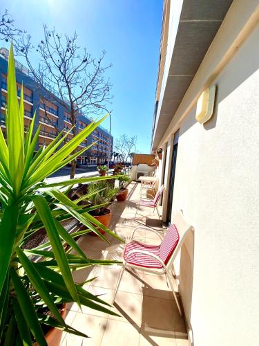 Balcony/terrace, Zenit marina village Olhao T2 appartement in Olhao