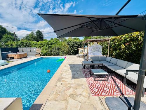 Maison 6p Piscine Chauffee et Spa Proche Cannes Nice