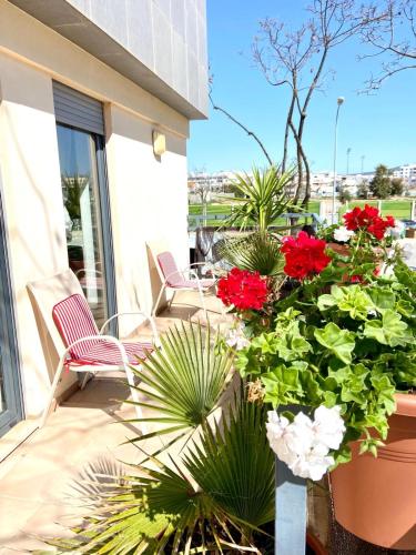 Balcony/terrace, Zenit marina village Olhao T2 appartement in Olhao