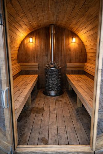 Saun, Modernes Haus mit Whirpool, Sauna, Kamin & Piano in Pritzwalk