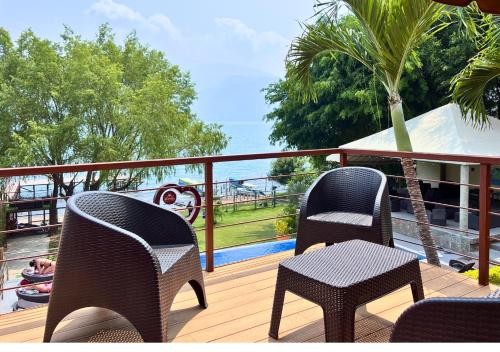 balkon/terras, Villa Noelia in Santa Ana
