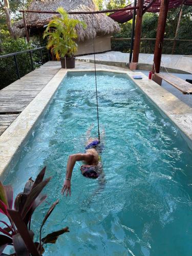 bazen, Itsalifestyle Jungle Cabana in Playa Maderas