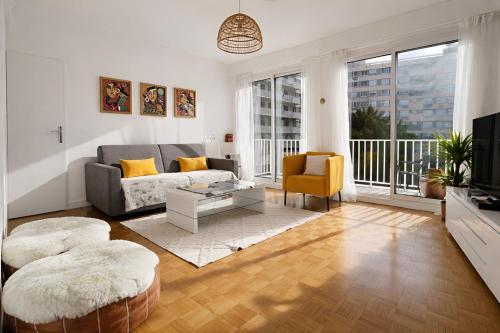 Le Candelaria - 6 pers - Proche Paris - Balcon - Location saisonnière - Puteaux