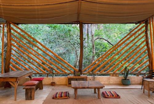 Koplietošanas atpūtas telpa ar TV, Alya Jungle Casitas in San Juanillo