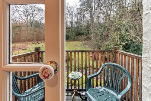 陽台/露台, Finest Retreats - Dolhyfryd Lodge in 登比