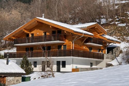 Modern chalet apartment with Eiger view