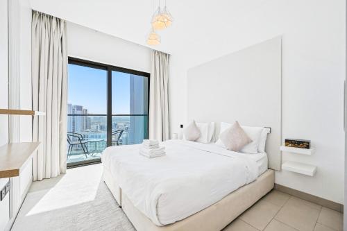 Sobha Waves 1BR, High-Floor and Balcony, Sobha Hartland, MBR City, Dubái