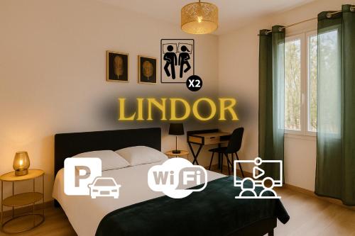 Duplex Lindor élégant - 2 chambres jusqu'à 4 personnes - Parking gratuit, Angoulême