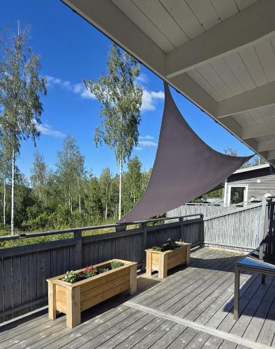 Balkons/terase, House in the heart of Dalsland-Sweden in Haverud