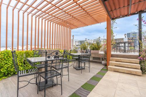 Balkon/teras, Hotel Boutique ADAZ in Santa Marta