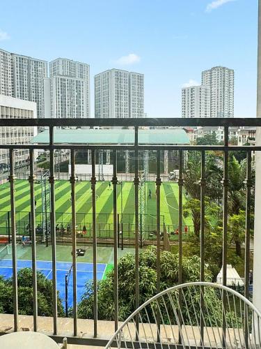 Balcony/terrace, Lumi Apartment Vinhomes Times City Ha Noi in Hoang Mai District