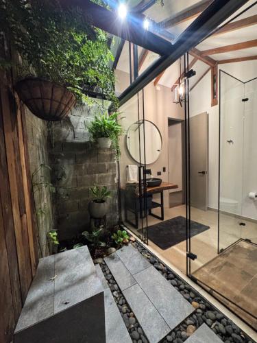Cabana Lembos Jacuzzi con vista al cielo in Mundo Nuevo